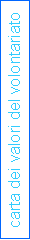 Casella di testo: carta dei valori del volontariato